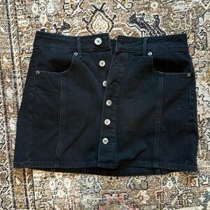 American eagle high rise denim button skirt